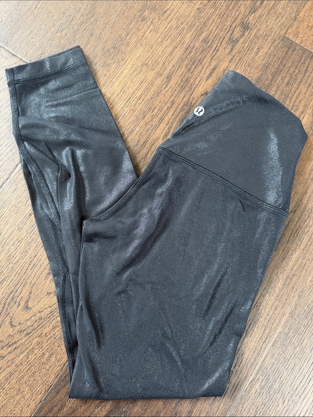 lululemon Black Shimmer High-Rise Leggings